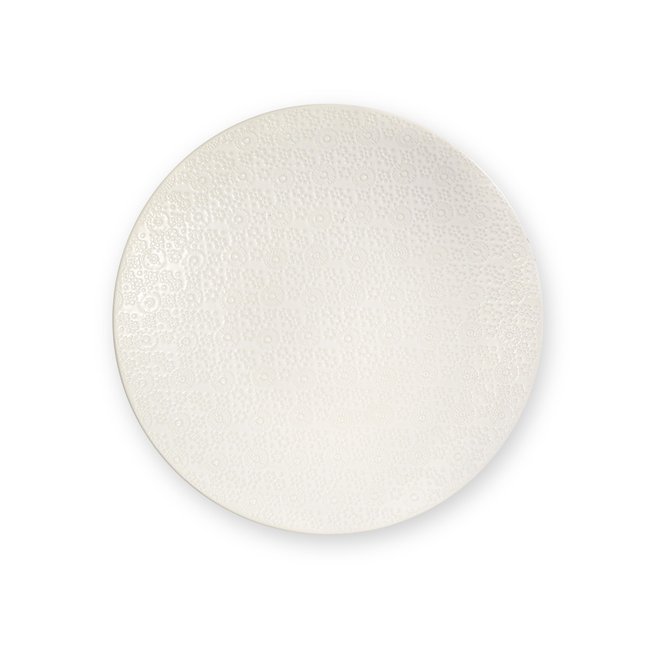 Coffret 6 assiettes dessert - WHITE JAPAN Couleur blanc <span itemprop=
