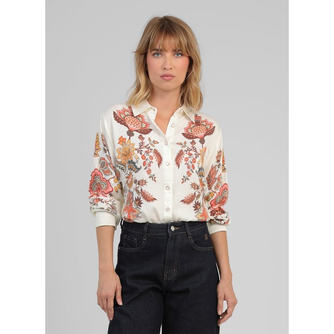 Chemise SOLEDAD tangale écru <span itemprop=