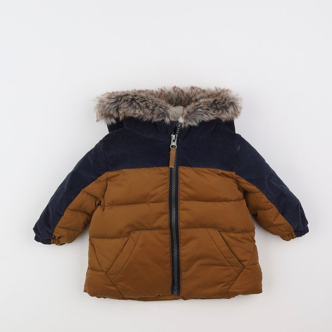 Doudoune , - Bon état bleu, marron <span itemprop=