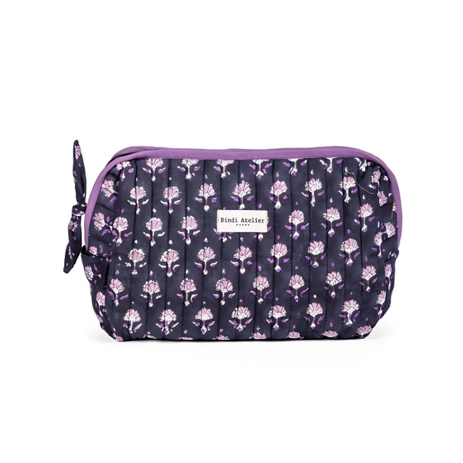 Trousse toilette imprimée AARTI bleu aarti minuit <span itemprop=