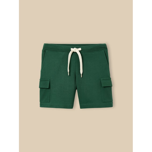 Short en maille piquée  - coton biologique bouteille <span itemprop=