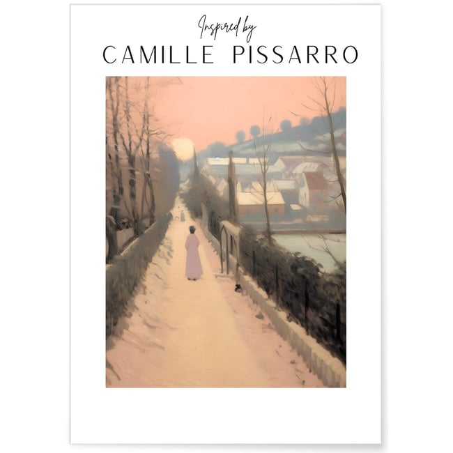Affiche Camille Pissarro n°15 Couleur blanc <span itemprop=