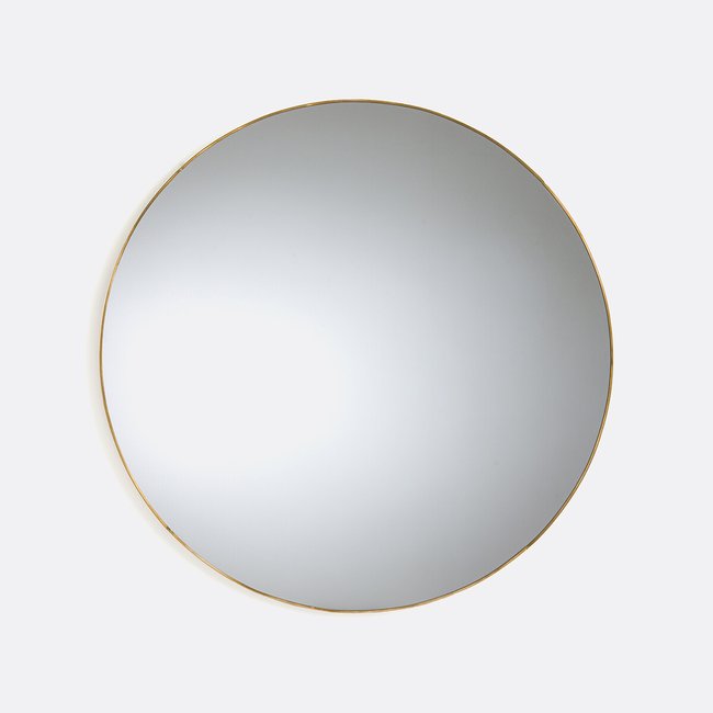 Espelho redondo em aço, Ø 70 cm, Uyova latão <span itemprop=