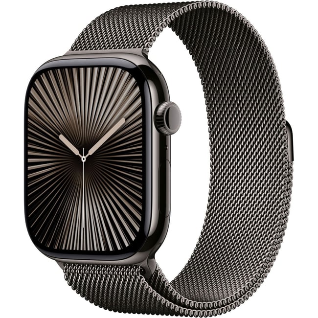 Montre connectée Serie 10 42mm Titane Ardoise Loop Cell gris <span itemprop=