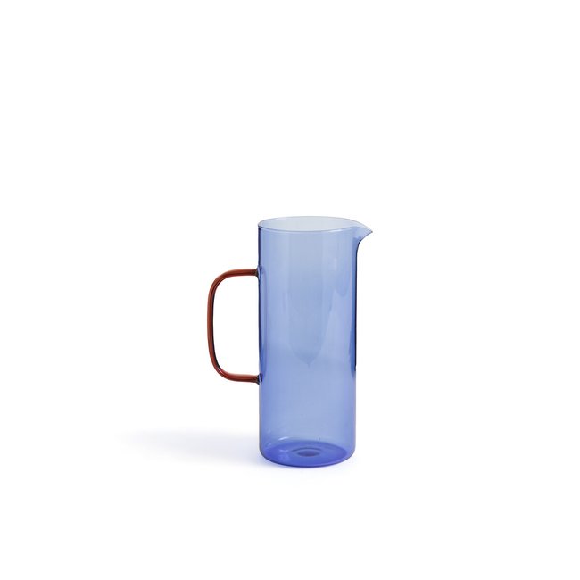 Krug Oryn, Glas blau/orange <span itemprop=