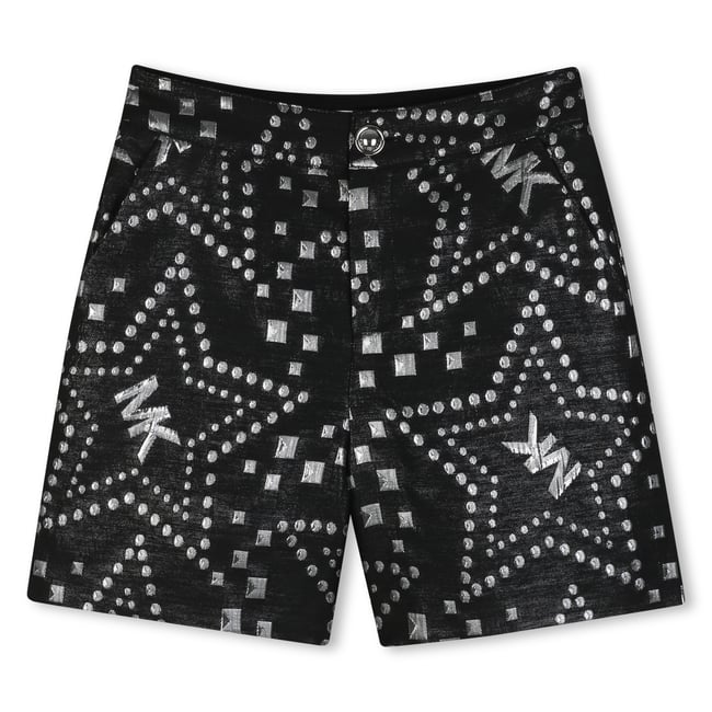 Bermuda en jacquard black <span itemprop=
