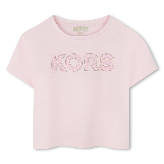 T-shirt court en coton - MICHAEL KORS