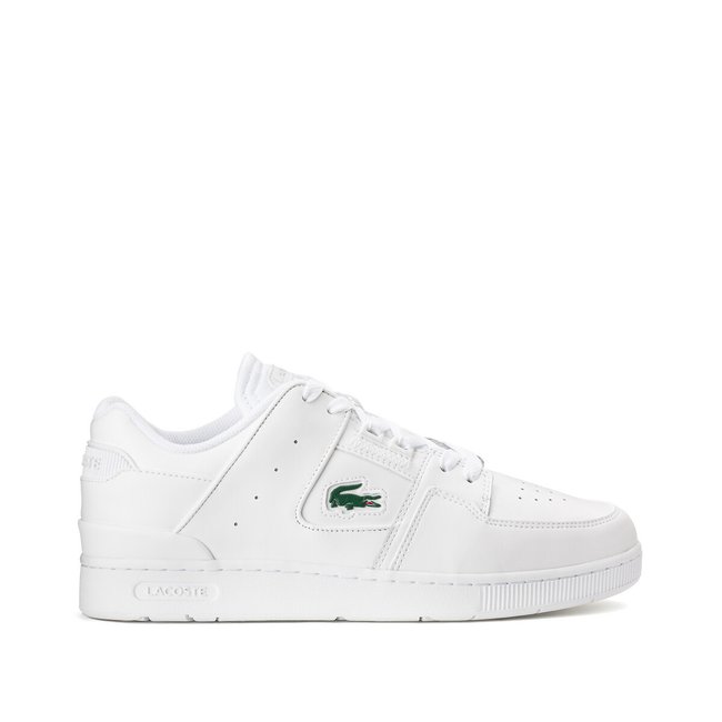Court Cage Leather Trainers, white, LACOSTE