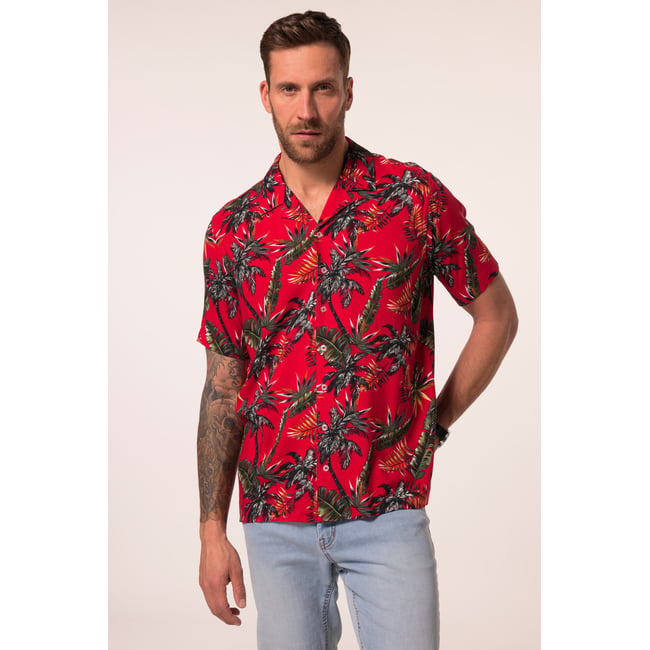 Chemise dans un imprimé all-over piment rouge <span itemprop=