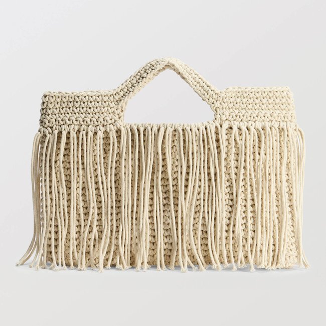 Pochette à franges - MONOPRIX