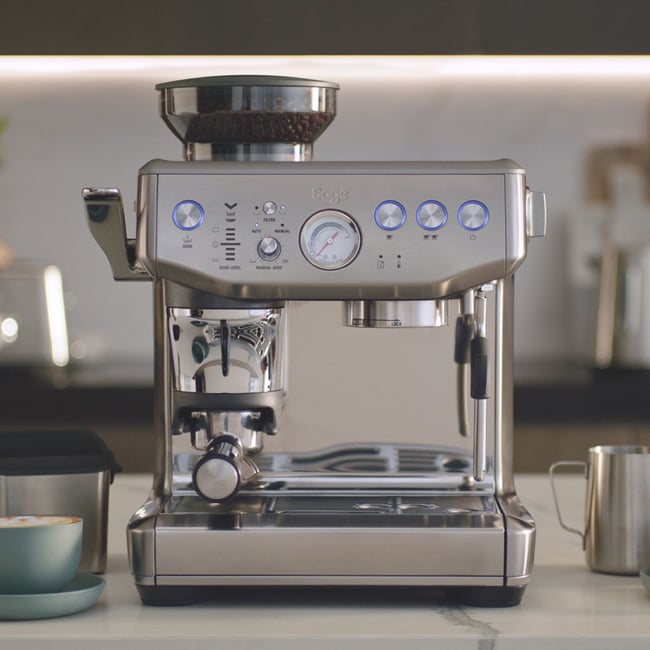 Machine à expresso impress SES876BSS4EEU1 argent / métallique <span itemprop=