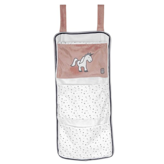 Vide poche de lit bébé blanc <span itemprop=
