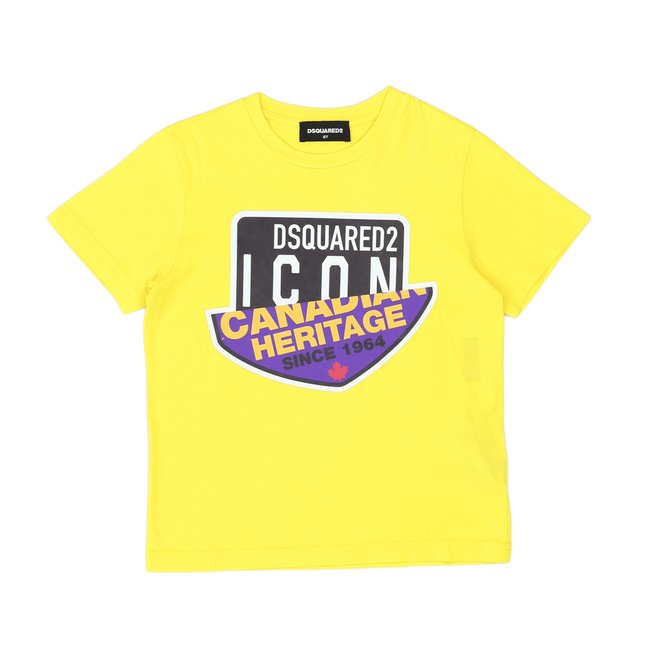 T-shirt  - Très bon état jaune <span itemprop=