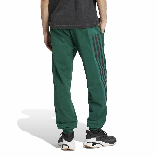 Pantalon de jogging en polaire avec 3 bandes Adidas Sportswear La Redoute