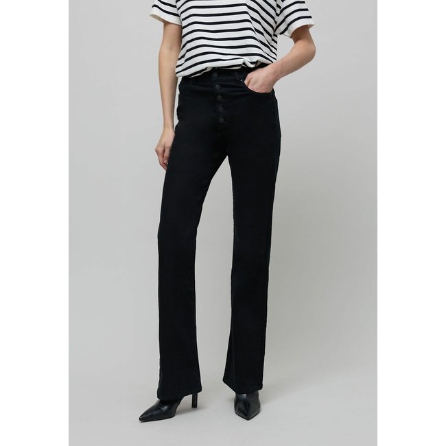 Flared Jeans. 32, black, IKKS