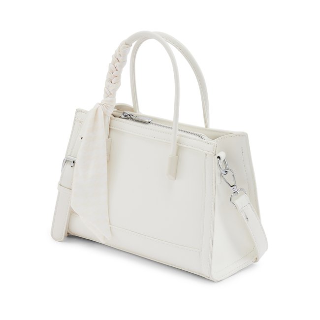Sac esprit cabas blanc <span itemprop=