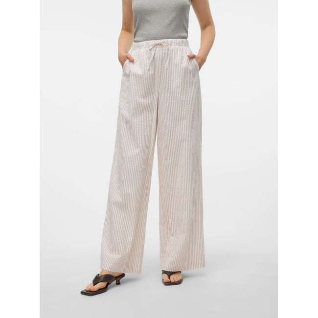 Pantalon À Jambe Large - VERO MODA