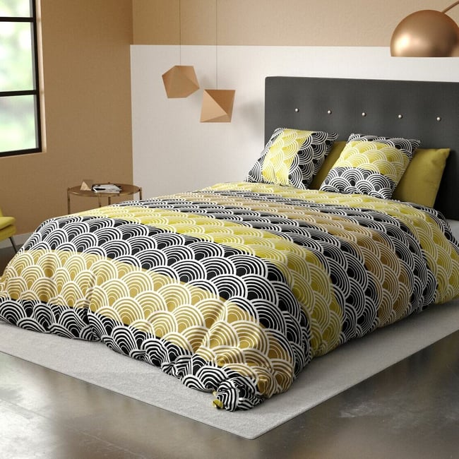 Parure housse de couette enfant + taie polyester, Hiko - C DESIGN HOME TEXTILE