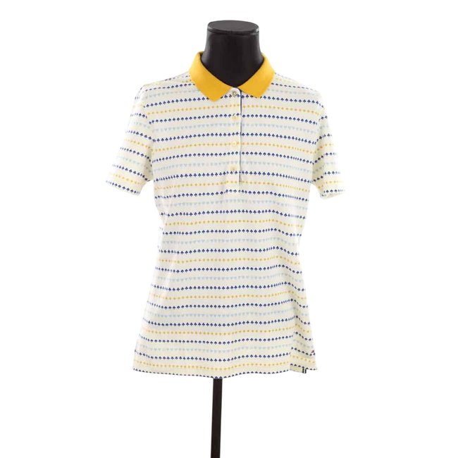 Polo en coton - Très Bon État blanc <span itemprop=