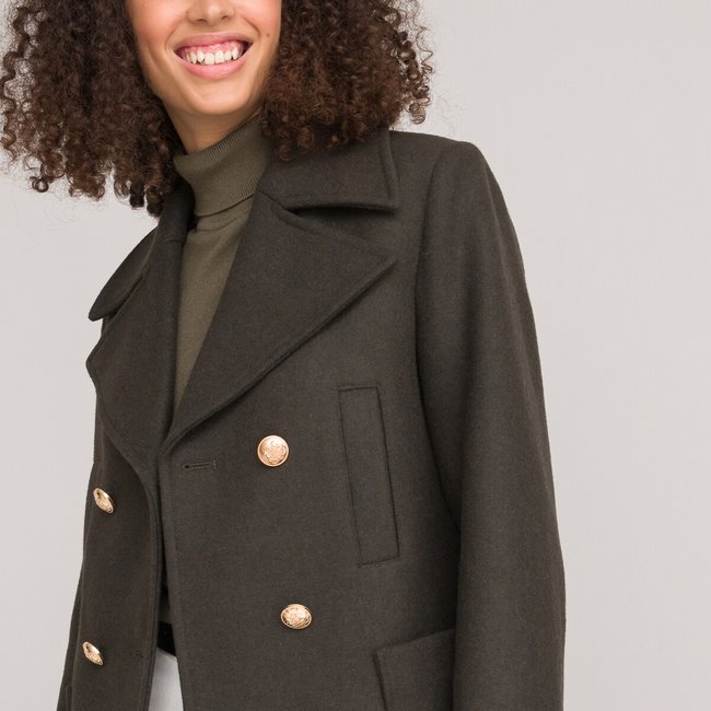 Caban corto panno di lana misto Signature ANTON - LA REDOUTE COLLECTIONS