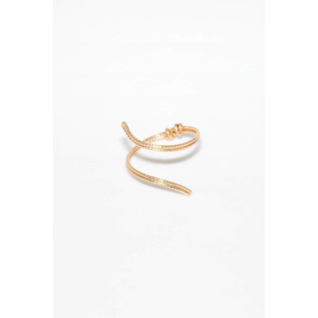 Bague réglable Scintillant or <span itemprop=