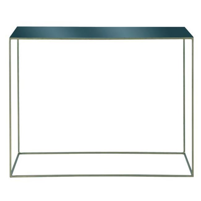 Console métal Couleur bleu canard <span itemprop=