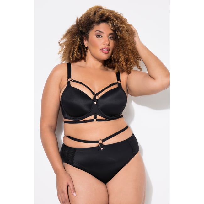 Culotte midi TruYou noir <span itemprop=