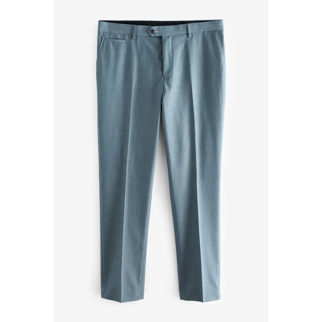 Pantalon de costume slim bleu clair <span itemprop=
