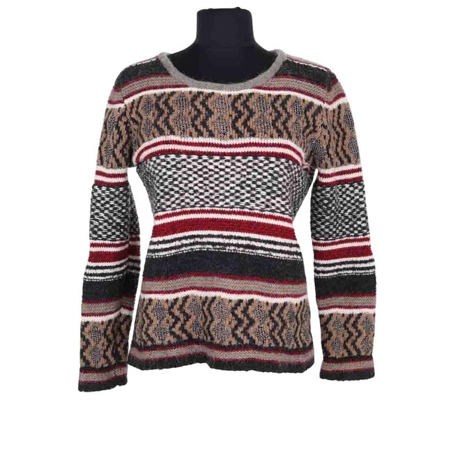 Pull - Très Bon État marron <span itemprop=