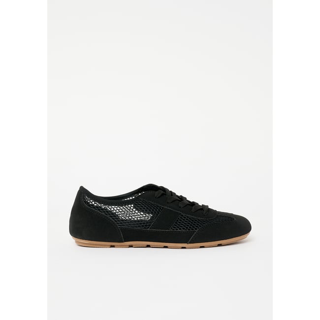 Baskets en résille noir <span itemprop=