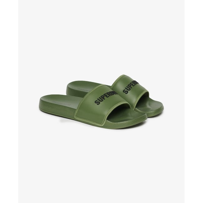 Claquettes Tarp Core vert olive kaki <span itemprop=