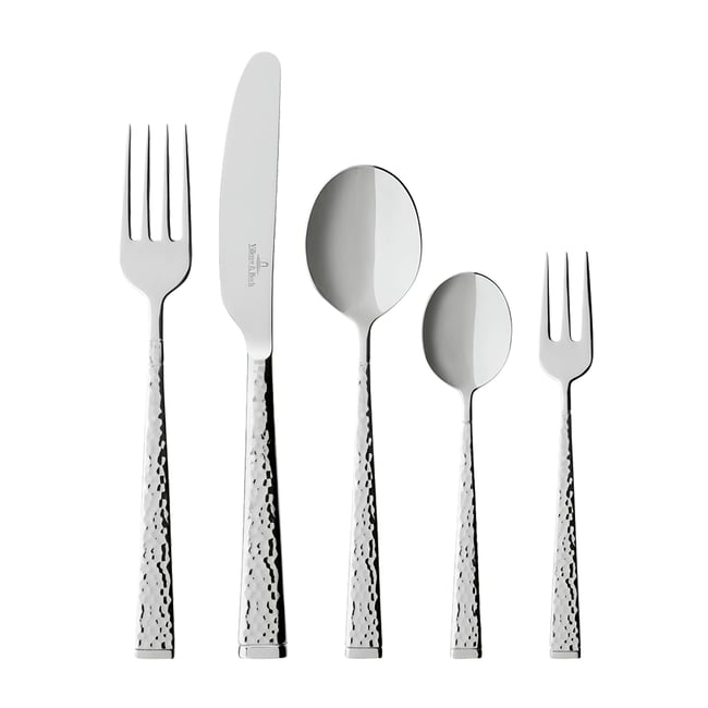 Ménagère 30Pcs. BLACKSMITH Couleur argent/platine <span itemprop=