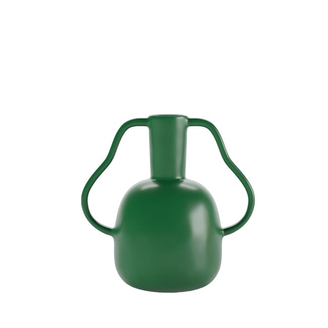 Vase à poignées ondulées en céramique - RIO - POTIRON PARIS