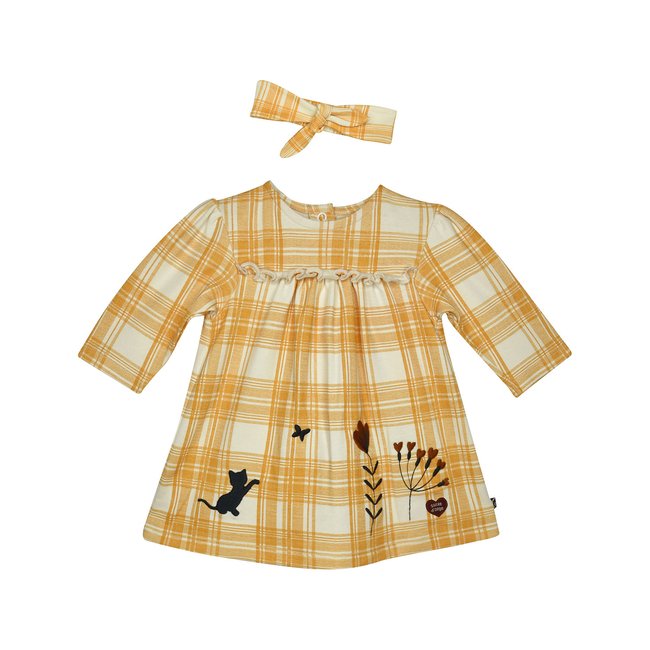 Robe + bandeau naissance france blanc <span itemprop=