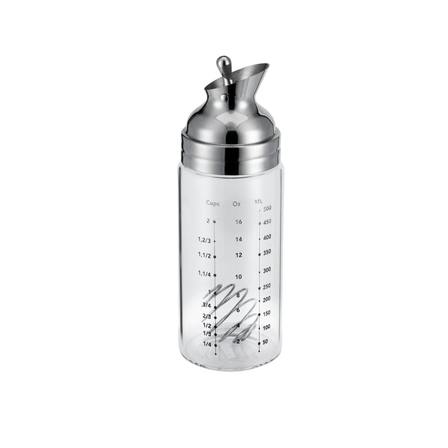 Shaker à vinaigrette transparent / cristal <span itemprop=