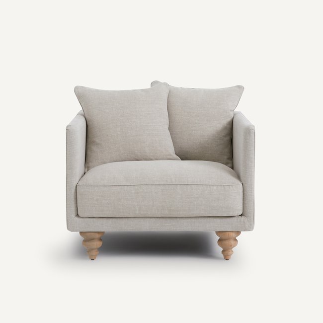 Poltrona cotone/lino, Lazare - AM.PM