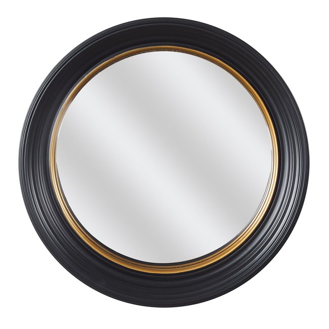Miroir convexe Couleur noir <span itemprop=