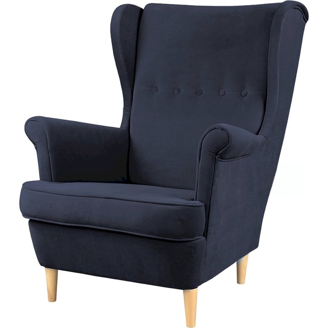 Fauteuil bergère capitonné collection MALMO - RECOLLECTION