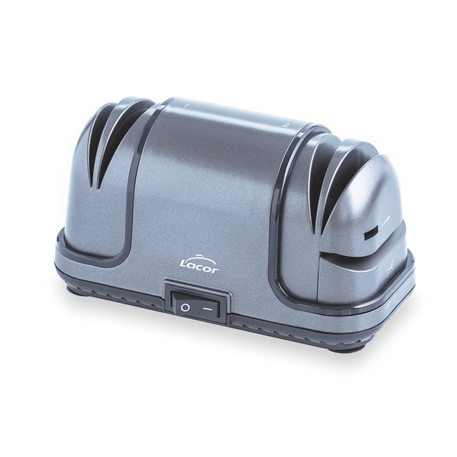 Aiguiseur Couteaux Électrique 60W - Affûtage Couteaux & Ciseaux - Lacor Gris