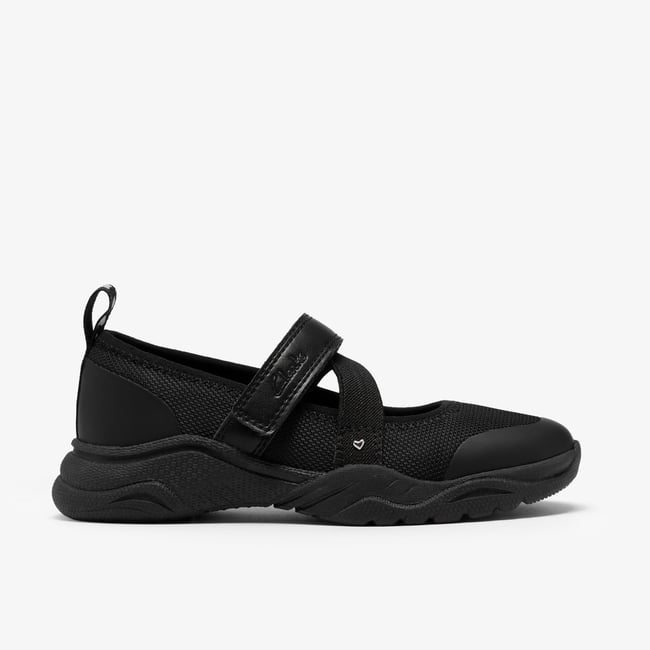 Ballerines Textile Coupe Large FEATHER WISH K noir <span itemprop=
