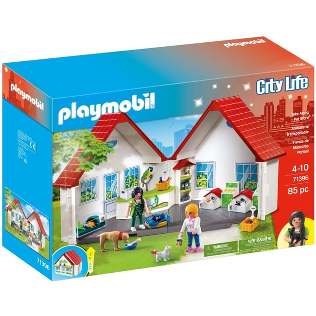 City Life Coffret animalerie Transportable v019845 <span itemprop=