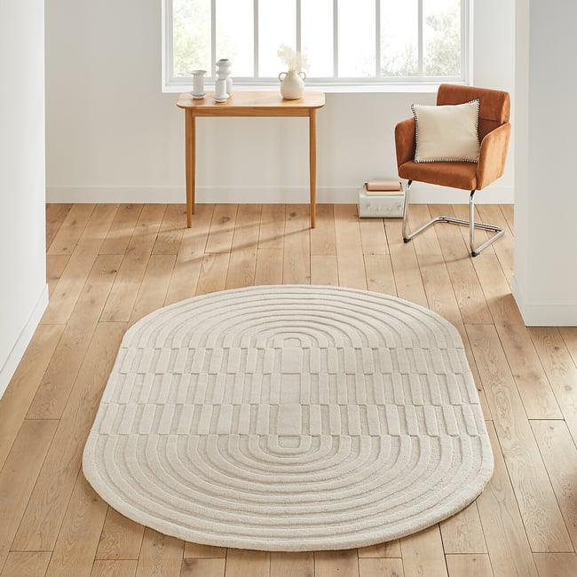 Tapis ovale en laine, Malko - LA REDOUTE INTERIEURS