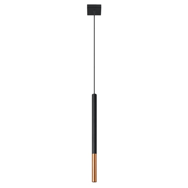 Suspension Acier Noir/Cuivre G9 1 Mozaica Couleur noir <span itemprop=