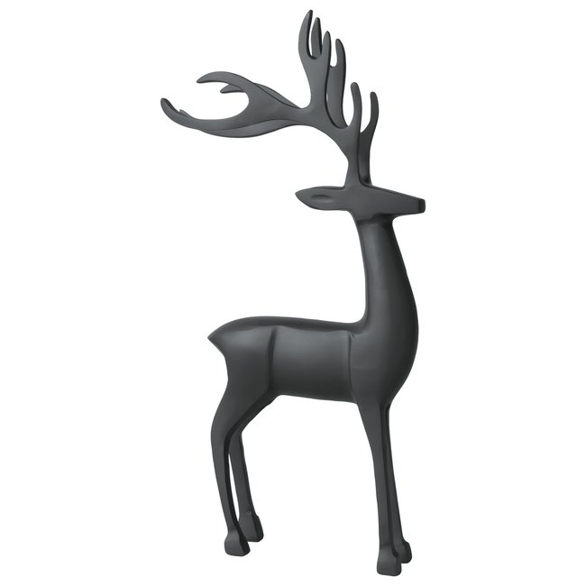 Cerf Grand BLACK XMAS Couleur noir <span itemprop=
