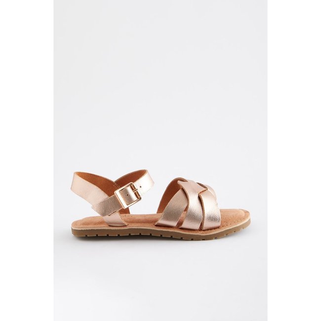 Sandales tissée pour randonnée or rose <span itemprop=