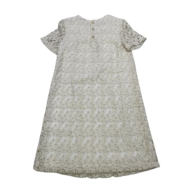 Robe enfant - Très bon état beige, argenté <span itemprop=
