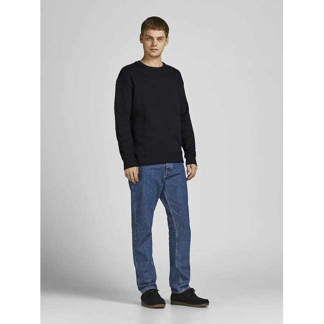 Crew neck sweatshirt black Jack Jones La Redoute