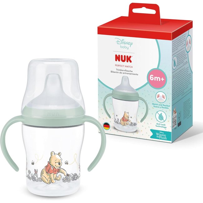 Tasse d'apprentissage Perfect Match 150 ml 6 mois+ Winnie - Nuk Couleur winnie <span itemprop=