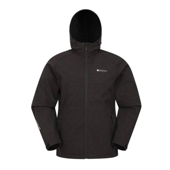 Veste Softshell à Capuche Noire Adventure Taille XL Homme Femme Multi