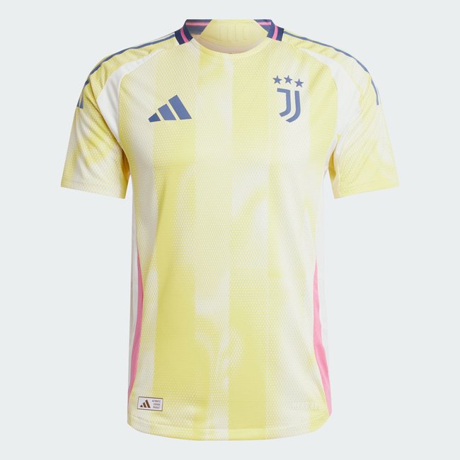 Maillot Extérieur Juventus 24/25 Authentique pure sulfur <span itemprop=
